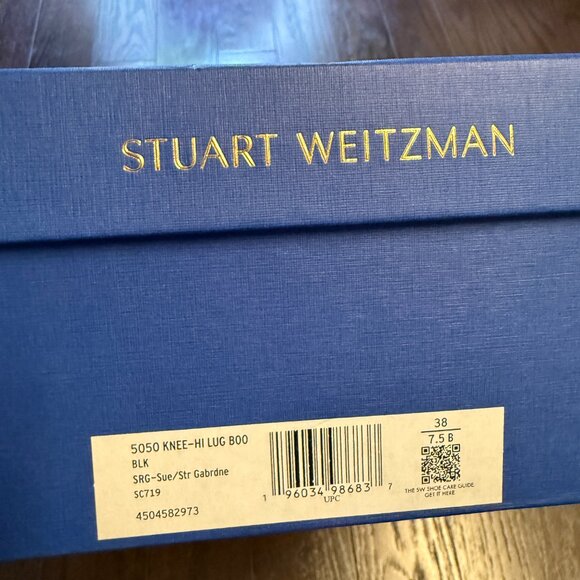 Stuart Weitzman 5050 KNEE-HIGH LUG BOOT - Size 7.5 - Brand new in box - Picture 6 of 7